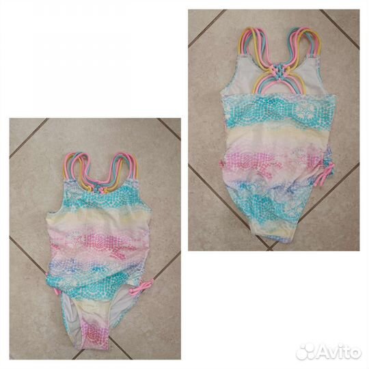 Купальники для плавания на девочку 4-5 лет 110см