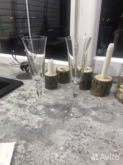 Бокалы под шампанское 4 шт