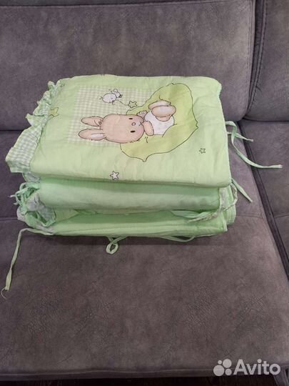 Бортики в кроватку, балдахин