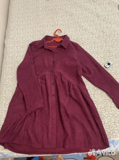 Платье рубашка 42
