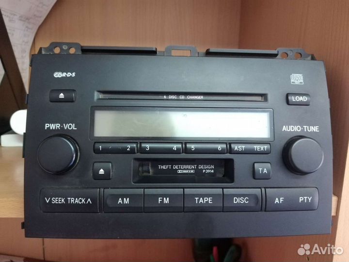 Магнитола Toyota Land Cruiser Prado 120 Штатная
