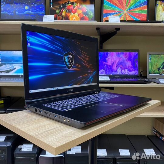 Игровой ноутбук MSI Core i7, GTX, 17.3 - рассрочка