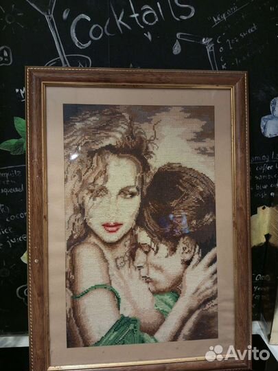 Картины вышитые крестиком. Ручная работа