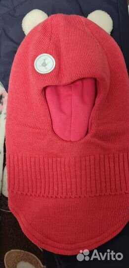 Шапка шлем для девочки 50 52