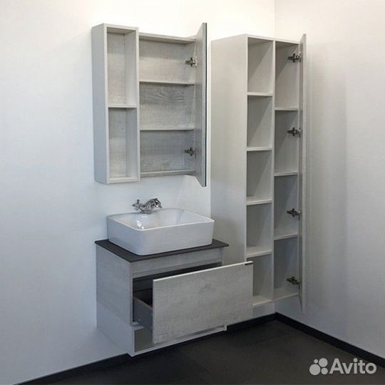 Мебель для ванной Comforty Прага 60 PZ-6068 дуб белый