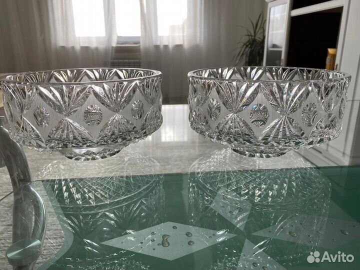 Рюмка,вазы,графин хрусталь сясср