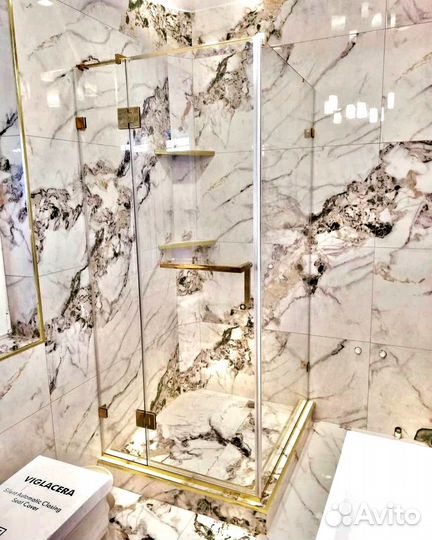 Душевое ограждение из ударопрочного стекла