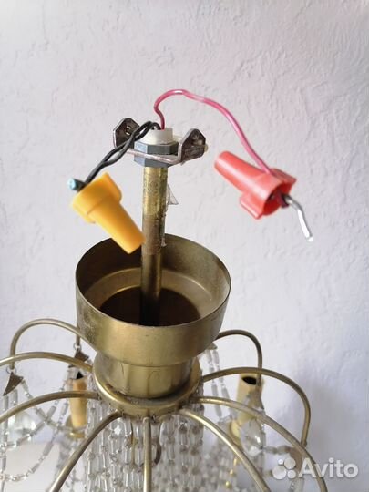 Люстра хрусталь СССР винтаж