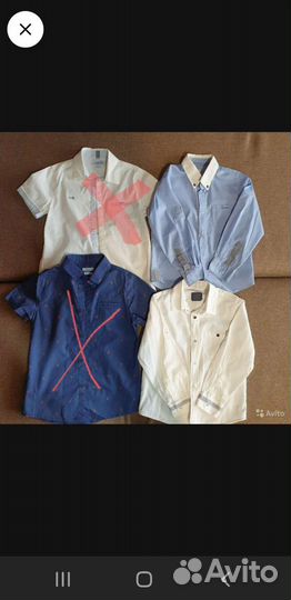 Рубашка на мальчика