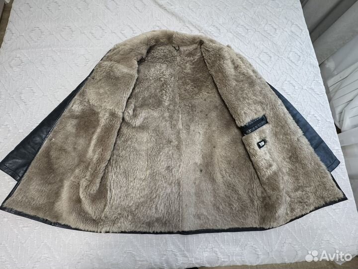 Кожаная дубленка мужская