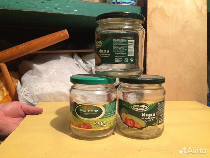 Банки(много) стеклянные с завинчивающейся крышкой