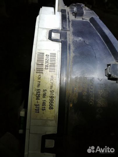 Панель приборов Volvo S80 2.8T 1998-2002