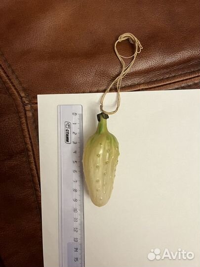 Елочные игрушки СССР Огурец