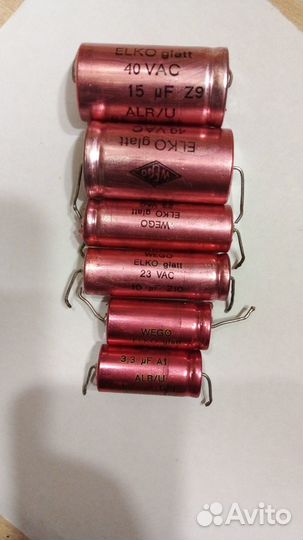 Конденсаторы wego elko glatte для аудио Hi-Fi