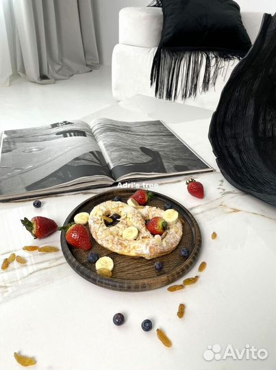 Деревянная тарелка