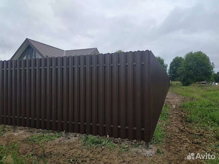 Монтаж заборов