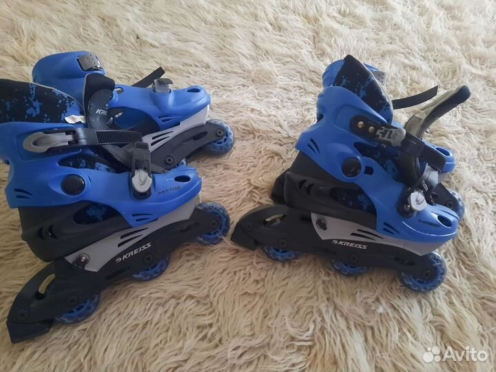 Роликовые коньки детские раздвижные