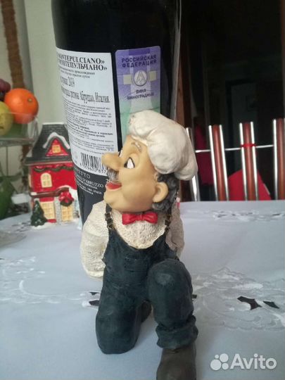 Подставка для винных бутылок Повар, интерьерная