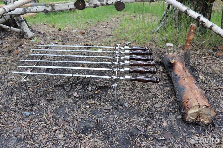 Набор шампуров в чехле 