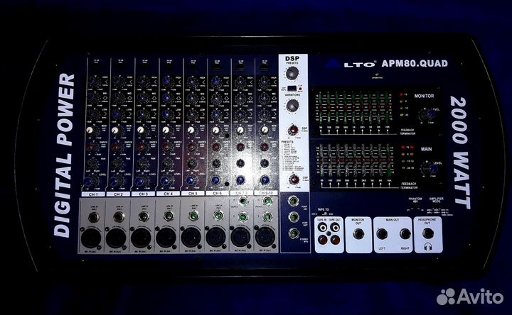 Активный микшерный пульт Alto Povered mixer APM80