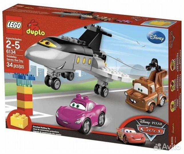 Lego duplo тачки Сид приходит на помощь