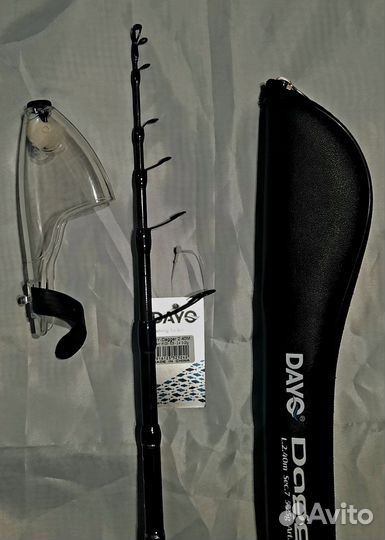 Спининг телескоп dayo dagger 5-25г ; 2,4м новый