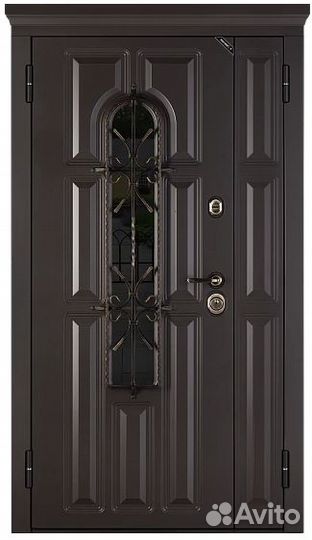 Сорренто Эмаль шоколад Ясень кремовый стеклопакет