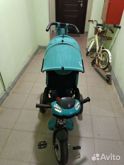 Детский велосипед с родительской ручкой