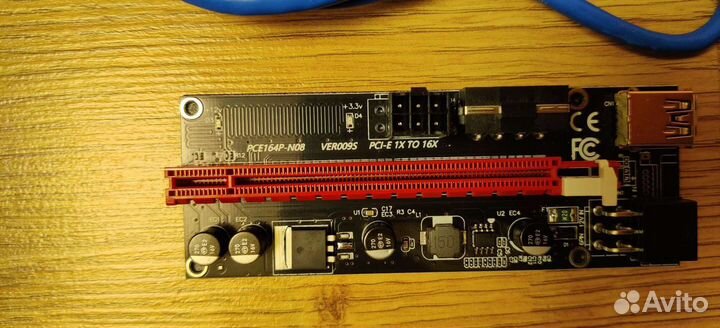 Райзер PCI-E x16 VER009s, новые