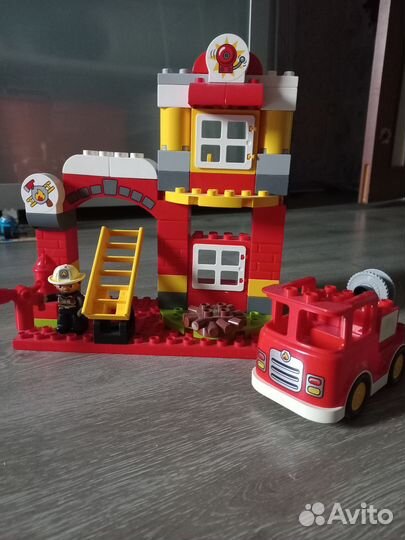 Lego duplo пожарная часть