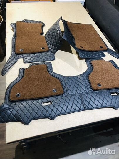 Автоковрики из экокожи 3D на любой BMW