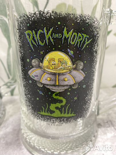 Пивные бокалы Rick and Morty 0,5