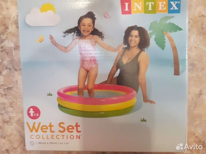 Детский надувной бассейн