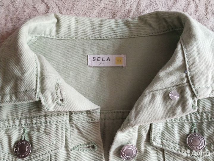 Джинсовая куртка для девочки 116