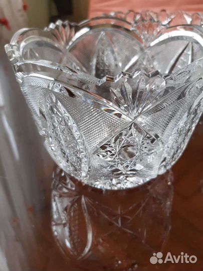 Вазы хрустальные