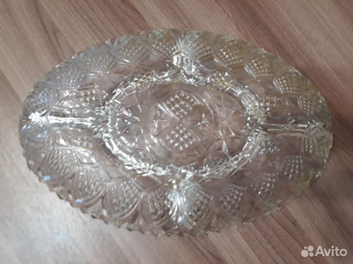 Менажница, Франция, хрустальное стекло