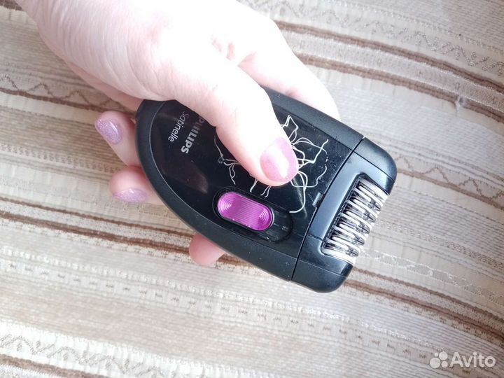 Эпилятор Philips Satinelle чёрный б/у