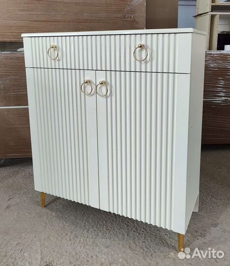 Обувница в прихожую белая