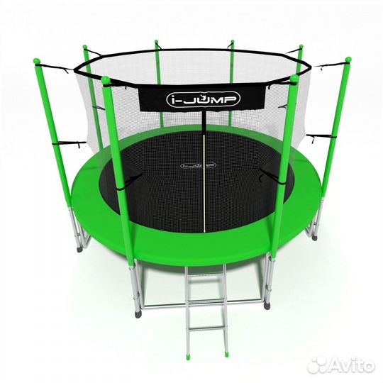 Батут I-jump classic light 16FT green