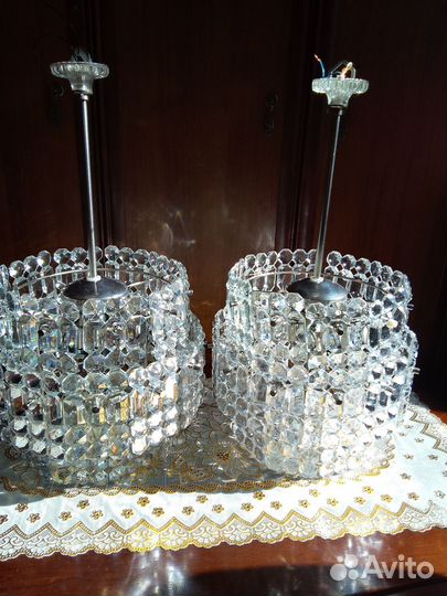 Люстры хрусталь СССР 