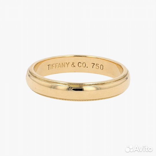 Кольцо Tiffany & Co Milgrain Yellow Gold Wedding B