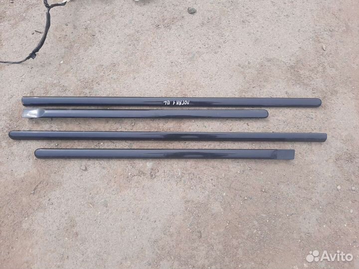 Молдинг двери логан logan окрашенный черный