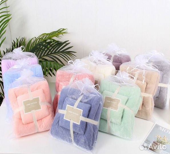 Новые полотенеца в наборе
