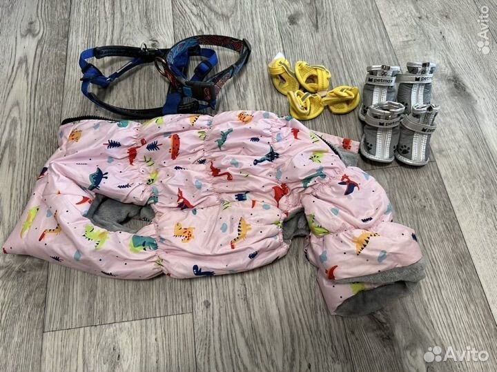 Зимний ботинки ошейник шлейка