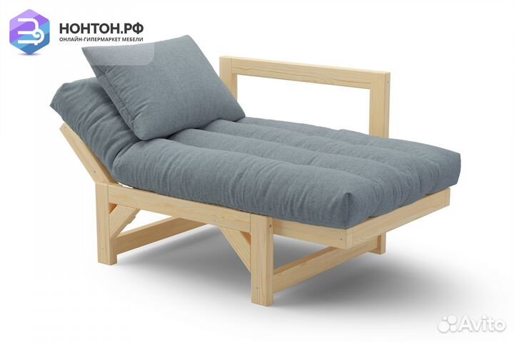 Кресло Амбер темно-серое