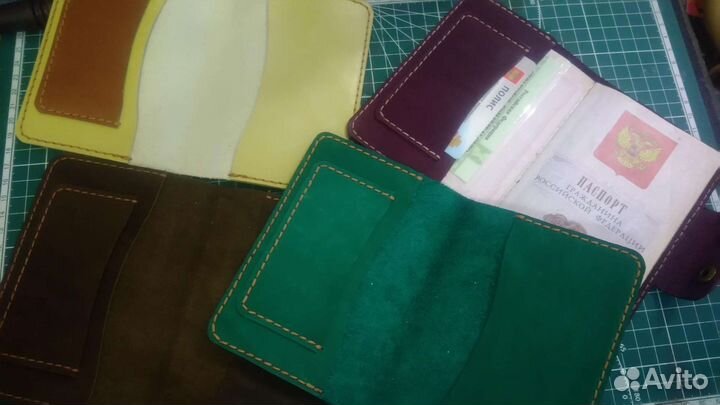 Обложки на паспорт из натуральной кожи
