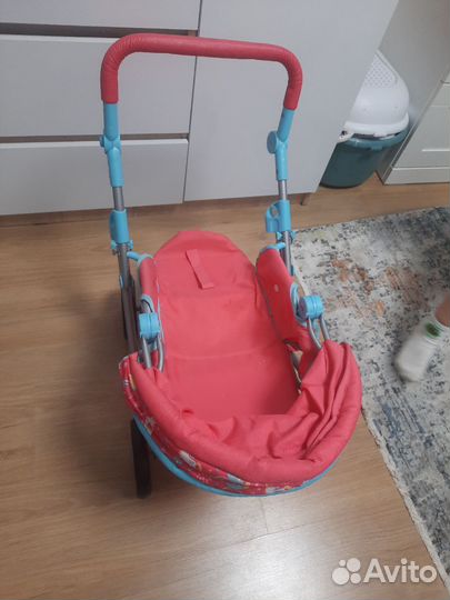 Коляска для кукол с единорогами demi star