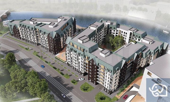 2-к. квартира, 107,8 м², 2/9 эт.