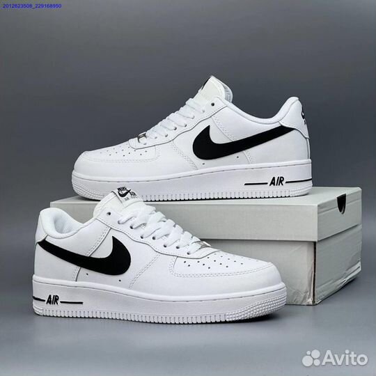 Nike Air Force 1 Black&White (Арт.32794)