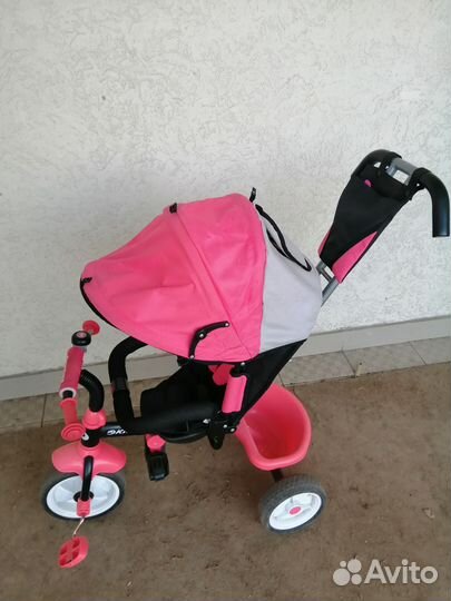 Трехколесный велосипед с родительской ручкой